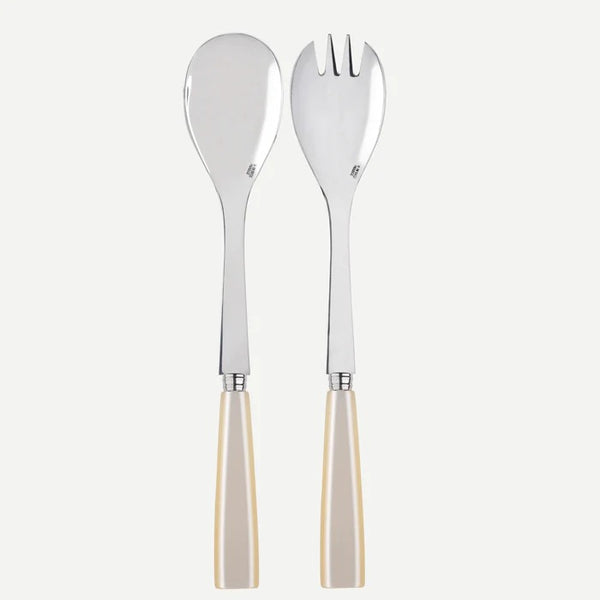 Icône / Salad Cutlery Set / Pearl