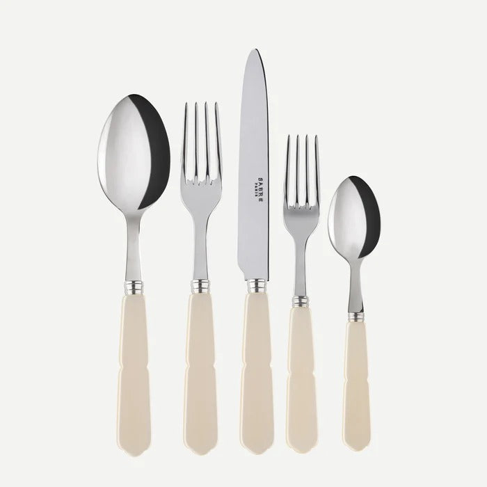 Gustave / 5 pieces cutlery set / Pearl